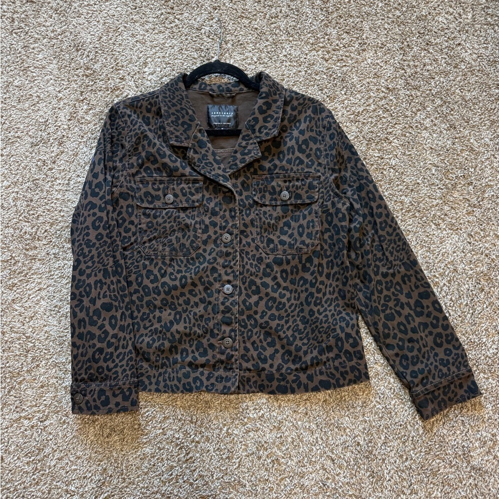 Sanctuary Leopard Utility Jacket - image 5